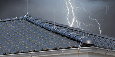 Äußerer Blitzschutz bei Elektrotechnik Mell Alexander in Fuldatal